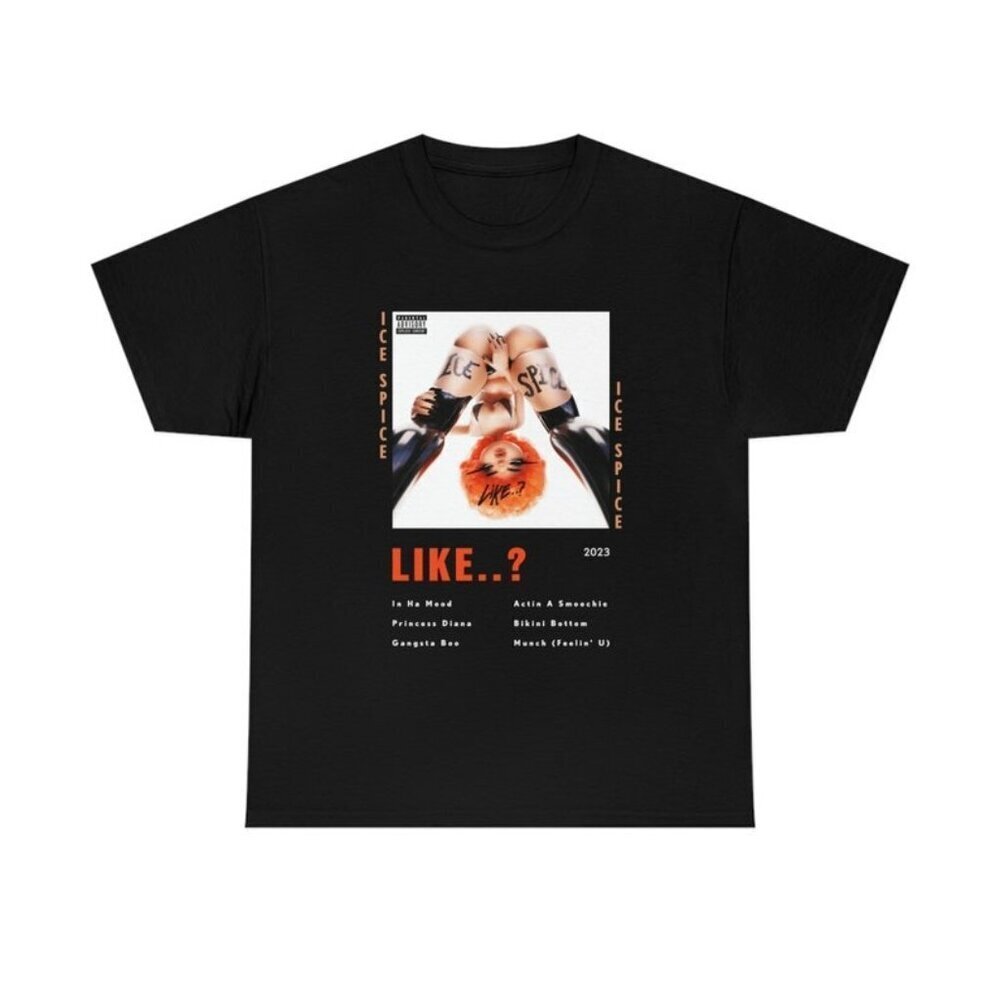 Ice Spice Like Graphic Rap Tee Shirt